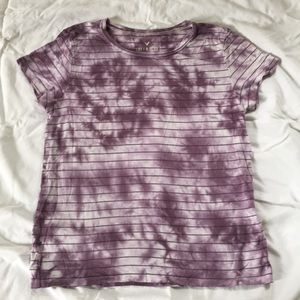 American Eagle purple tie dyed soft T-shirt